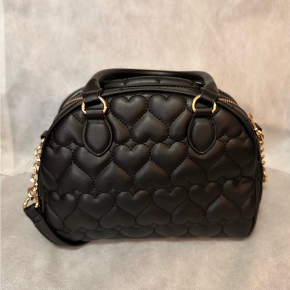 Chic Black Quilted Handbag and Wallet - Picture 5 of 5
